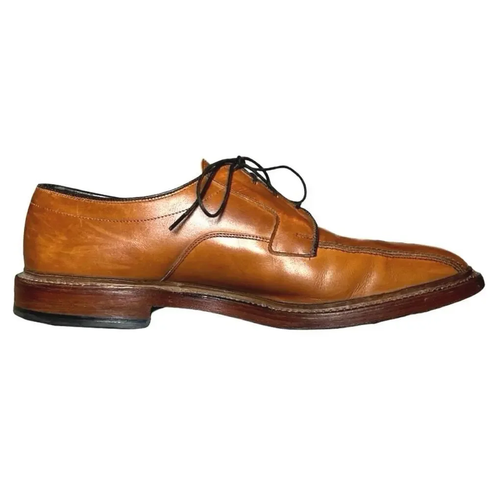 Allen Edmonds Men’s Hillcrest Leather Oxford Dress Shoes Chestnut Size 11.5 D